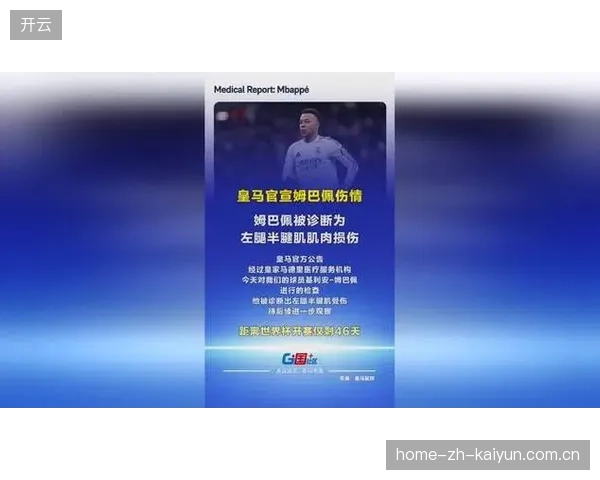 皇家马德里官方确认姆巴佩左腿肌肉受伤，法国队长的世界杯备战进程被迫与时间赛跑